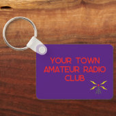 クラシックHallicrafters S 20Rラジオ受信機 キーホルダー (裏面)