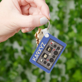 クラシックHammarlund SP-600ラジオ受信機 キーホルダー