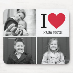 クラシックIハートフォトマウスパッド マウスパッド