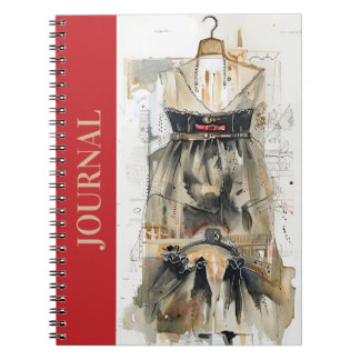 クラシックLBDリトルブラックドレススケッチブックダイアリー ノートブック