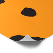 クラシックLeopardプリントパターン ポスター (角)