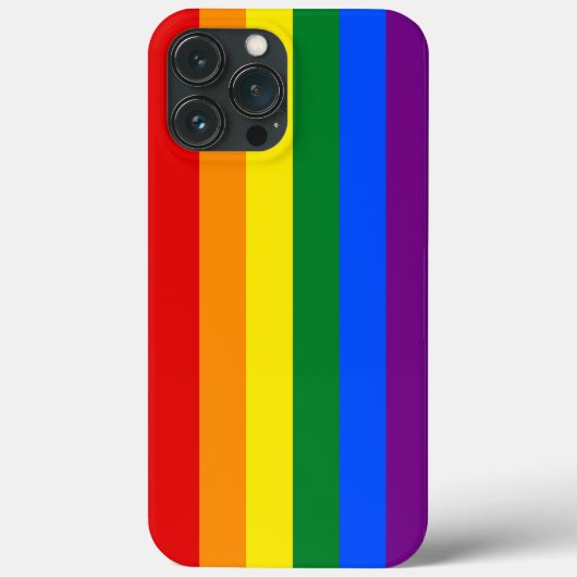 クラシックLGBTQレインボープライド国旗 Case-Mate iPhoneケース (裏面)