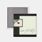 クラシックLook Save the Date Magnet マグネット (正面/裏面)