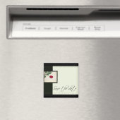 クラシックLook Save the Date Magnet マグネット (インサイチュ (食洗機))