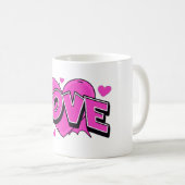 クラシックLOVEマグ コーヒーマグカップ (正面右)