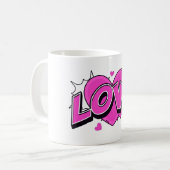 クラシックLOVEマグ コーヒーマグカップ (正面左)