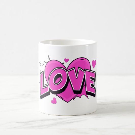 クラシックLOVEマグ コーヒーマグカップ (中央)