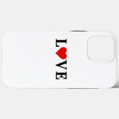 クラシックLOVEモチーフモダン Case-Mate iPhoneケース (裏面 (横))