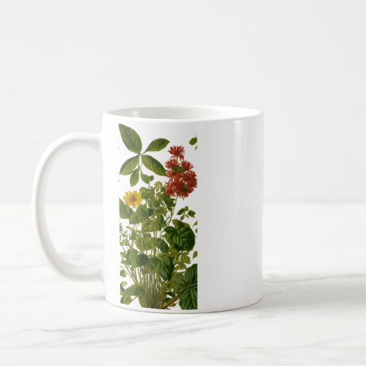 クラシックMag 11 oz – と自然パターン コーヒーマグカップ (左)