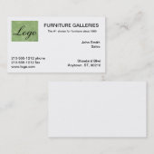 クラシックMarmorino Greenロゴ名刺 名刺 (正面/裏面)