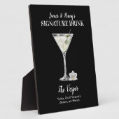 クラシックMartini ・ PERSONALIZE this Signature Drink フォトプラーク (側面)