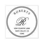 クラシックMonogram Serifの名前と返り値 セルフインキングスタンプ (デザイン)