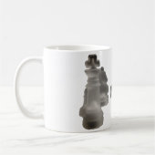 クラシックMugの表現「反対が引き付け」 コーヒーマグカップ (左)