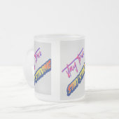 クラシックMUG フロストグラスマグカップ (正面左)