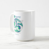 クラシックMug - IVH 25周年記念ロゴ コーヒーマグカップ (正面左)