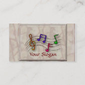 クラシックMusicプロファイルカード 名刺 (裏面)