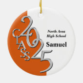 クラシックOrange 2025大学院写真 セラミックオーナメント (裏面)