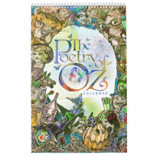 クラシックOZ POETRY CALENDAR – 月を選択! カレンダー