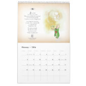 クラシックOZ POETRY CALENDAR – 月を選択！ カレンダー (2月 2026)