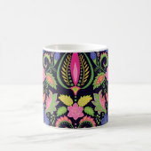 クラシックPansy:ヴィンテージフローラ コーヒーマグカップ (中央)