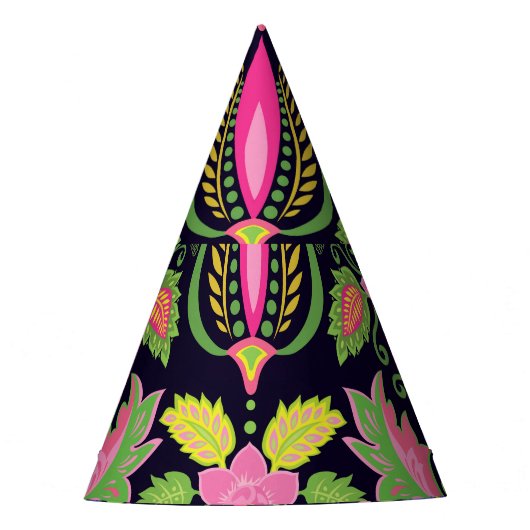 クラシックPansy:ヴィンテージフローラ パーティーハット (正面)