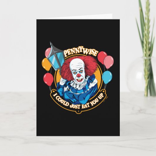 クラシックPennywise – 私はちょうど上に食べ行ける カード (正面)