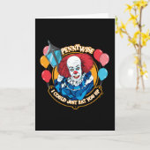 クラシックPennywise – 私はちょうど上に食べ行ける カード (黄色い花)