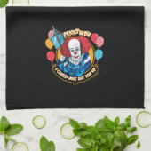 クラシックPennywise – 私はちょうど上に食べ行ける キッチンタオル (折り畳み)