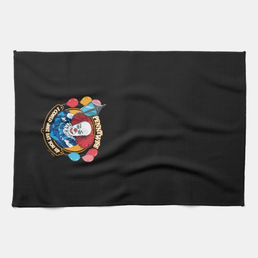 クラシックPennywise – 私はちょうど上に食べ行ける キッチンタオル (横)