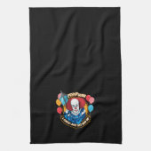 クラシックPennywise – 私はちょうど上に食べ行ける キッチンタオル (縦)