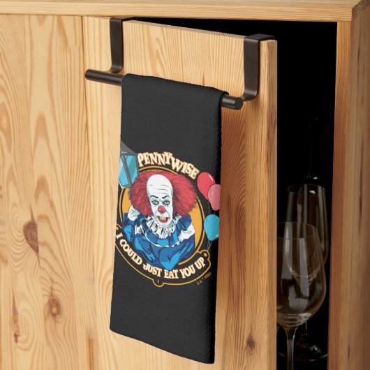 クラシックPennywise – 私はちょうど上に食べ行ける キッチンタオル (三つ折り)