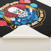 クラシックPennywise – 私はちょうど上に食べ行ける シェルパブランケット (3/4)