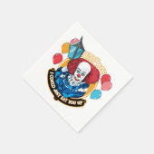 クラシックPennywise – 私はちょうど上に食べ行ける スタンダードカクテルナプキン (角)