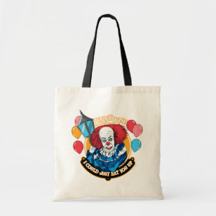 クラシックPennywise – 私はちょうど上に食べ行ける トートバッグ