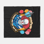 クラシックPennywise – 私はちょうど上に食べ行ける フリースブランケット (正面(横))