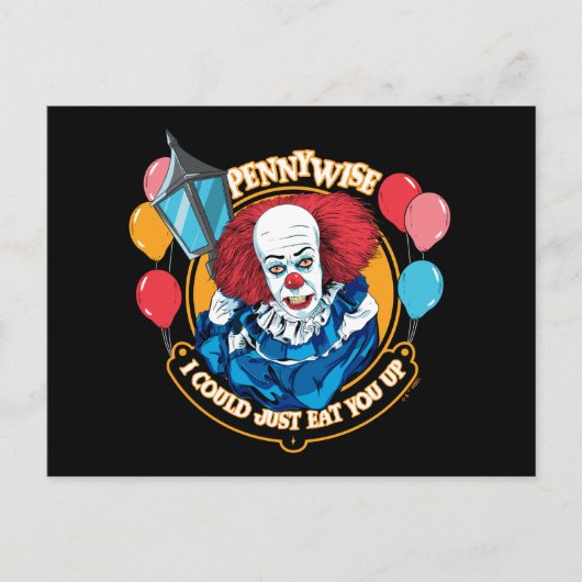 クラシックPennywise – 私はちょうど上に食べ行ける ポストカード (正面)