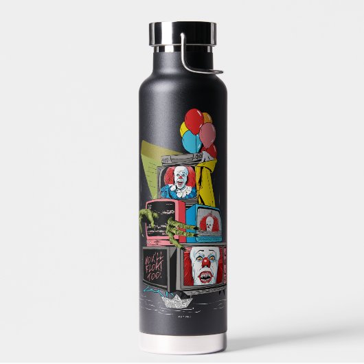 クラシックPennywise TVスタック – 浮動も ウォーターボトル (左面)