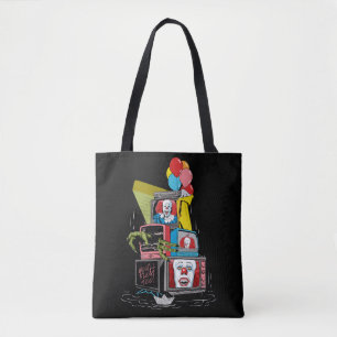 クラシックPennywise TVスタック – 浮動も トートバッグ