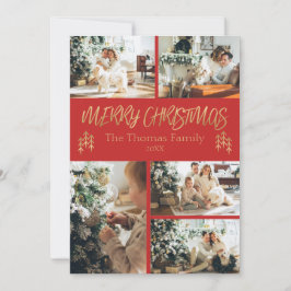 クラシックPhoto Christmas Card シーズンカード