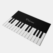 クラシックPiano Keyboardの個人用設定 ドアマット (アングル)