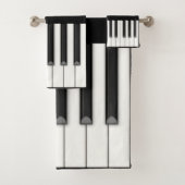 クラシックPiano Keyboard Customizable バスタオルセット (インサイチュ)
