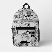 クラシックPUDGY PIGバックパック プリントバックパック (正面)