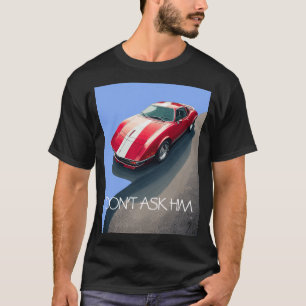 クラシックREDスポーツカー Tシャツ