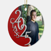 クラシックRed 2025大学院写真 セラミックオーナメント (左)