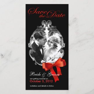 クラシックRed Bowザ救デイフォトカード セーブザデート