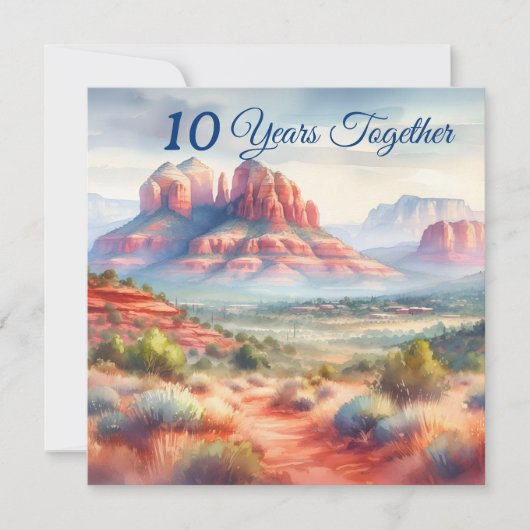 クラシックRed Rock Arizona USA目的地休暇 カード (正面)