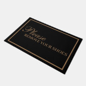 クラシックRemove Your Shoes Door Mat ドアマット (アングル)
