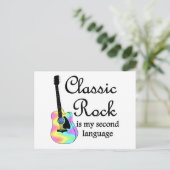クラシックRockは私の第二言語だ ポストカード (スタンド正面)