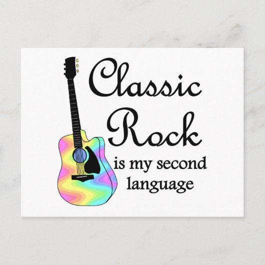 クラシックRockは私の第二言語だ ポストカード (正面)