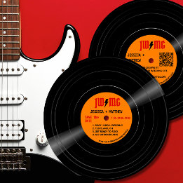 クラシックRock Bolt Monogram Record日付の保存 セーブザデート